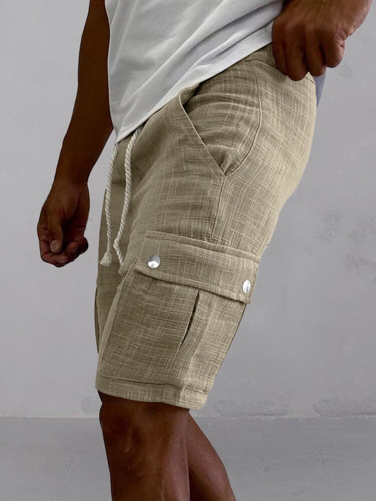 Lightweight 100% Cotton Cargo Shorts