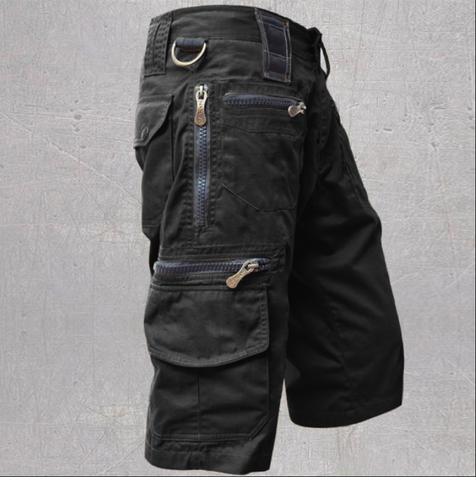 2025 Mens Zip Denim Outdoor Sports Shorts Trousers