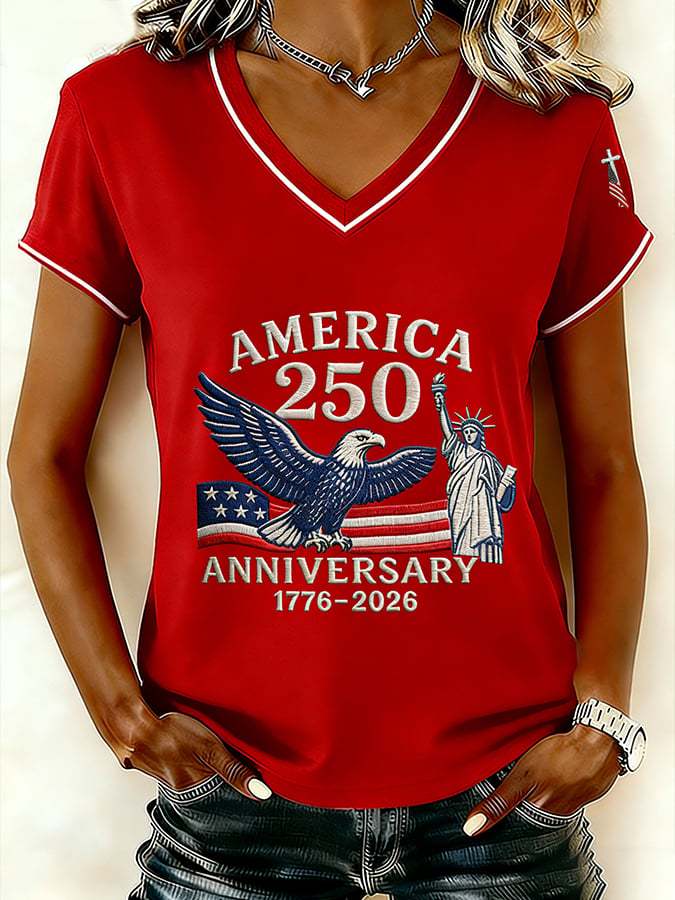 Women's Vintage America 250th Anniversary Faith Print T-Shirt