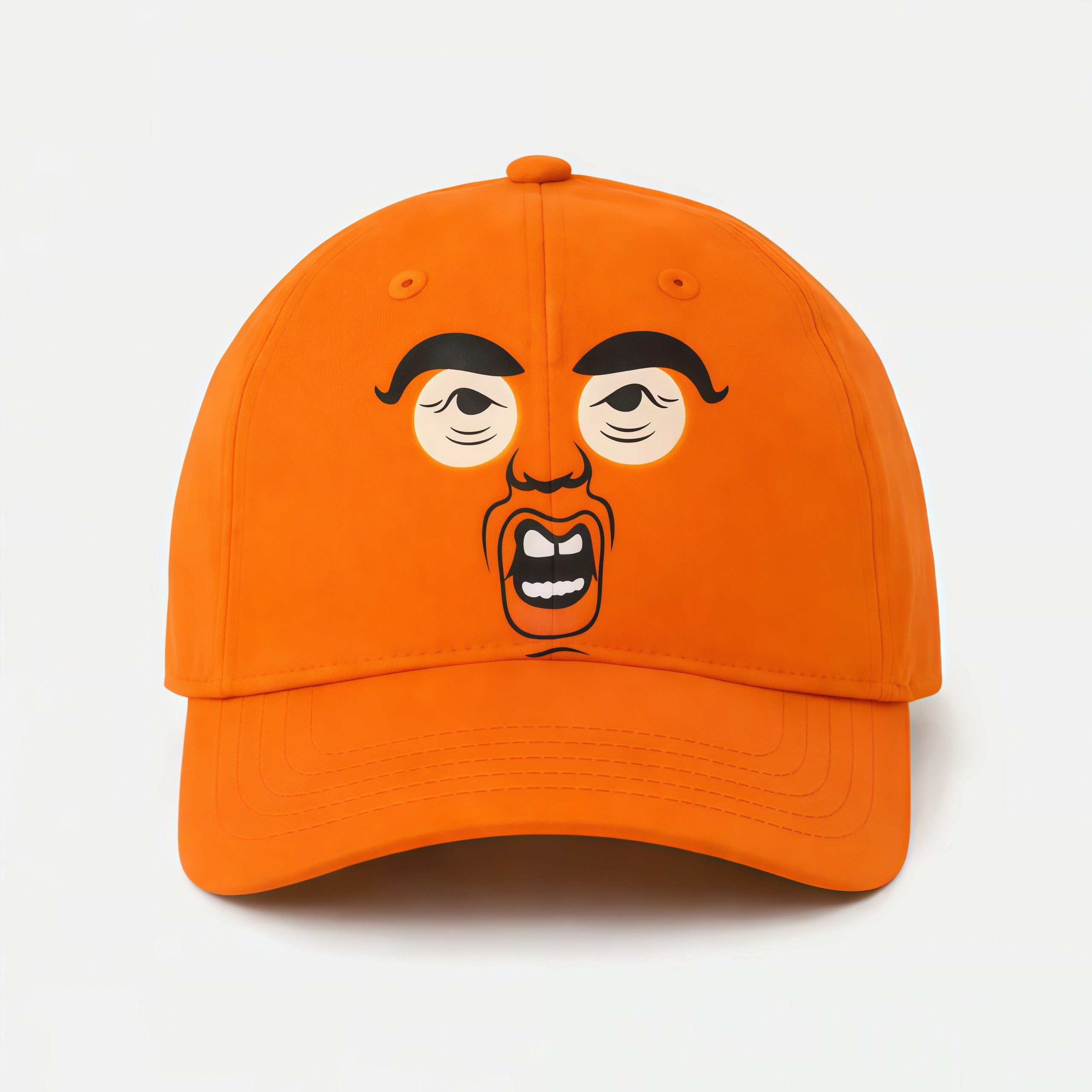 🏆35K+ SOLD!Expressionless Orange-Faced Golf Cap