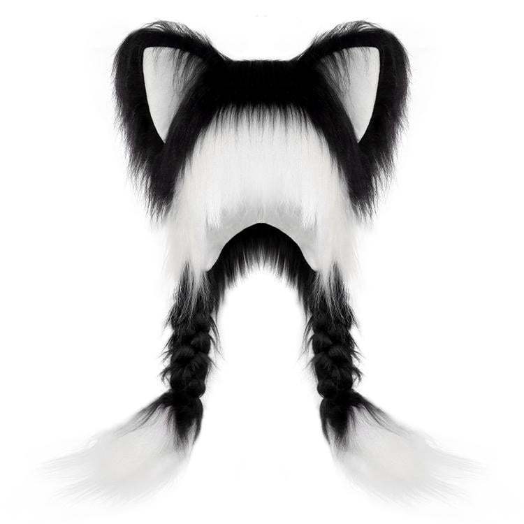 🔥LAST DAY 49% OFF - 🐾Soft Furry Animal Ear Hat with Braids