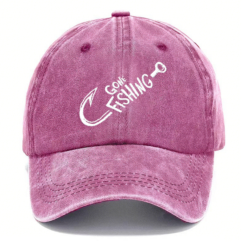 Going Fishing Cap— Vintage Washed Baseball Cap