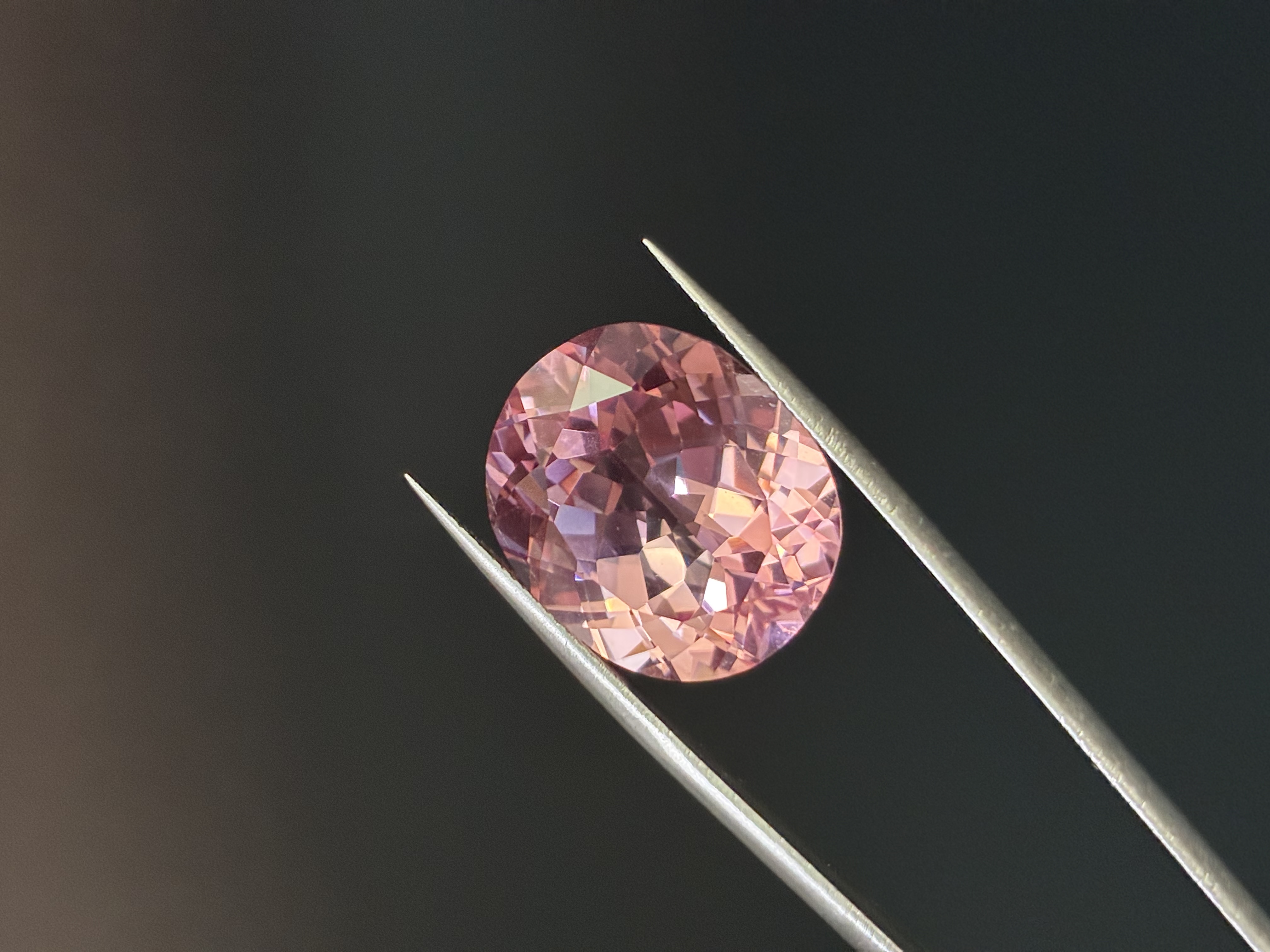 Oval Lab‑Grown Padparadscha Loose Gemstone 26.3ct