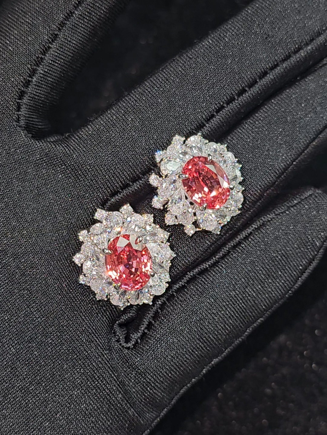 Oval cut Papara just three-piece set, ring, earrings, necklace, which one do you want to order?