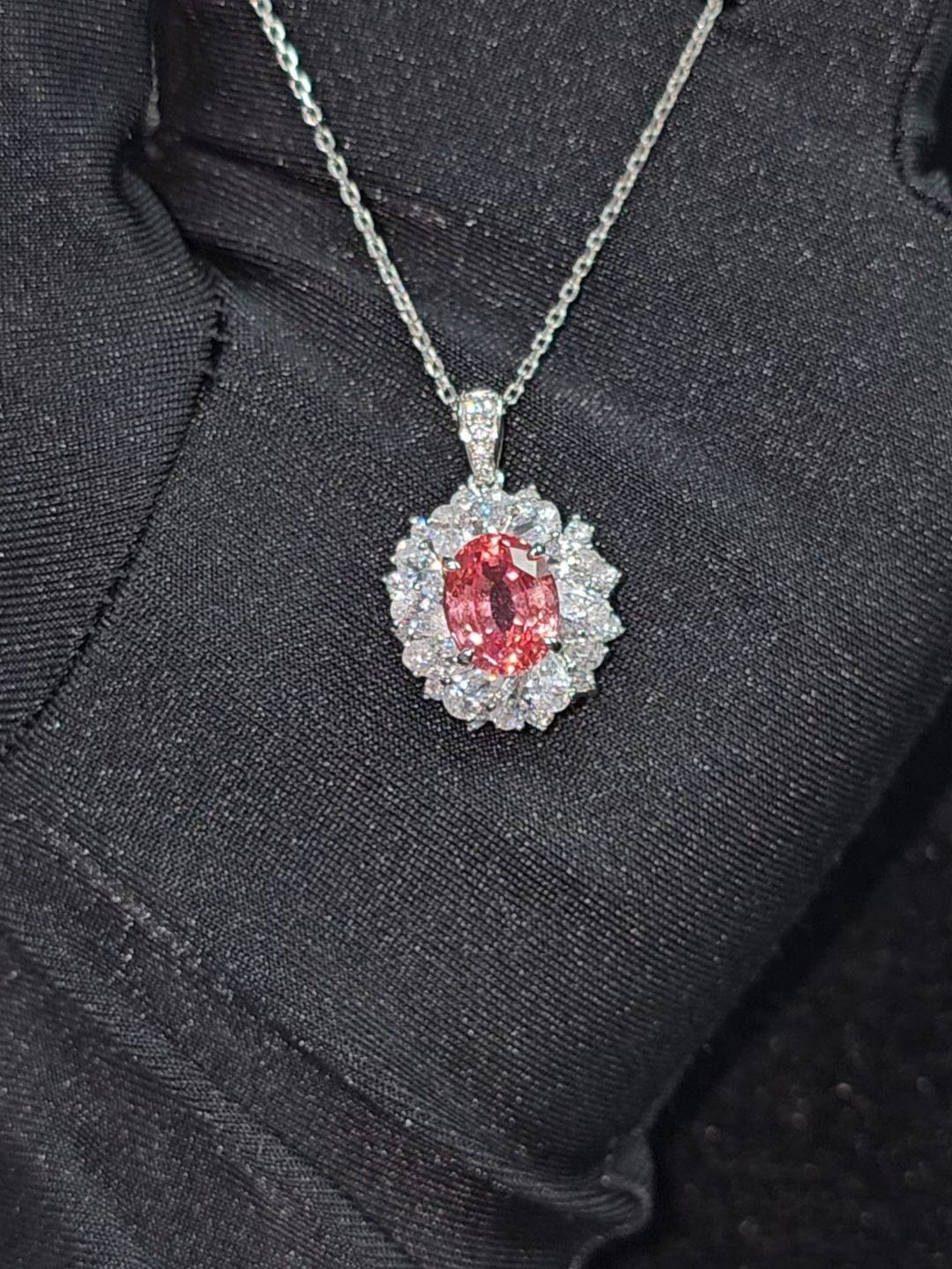 Oval cut Papara just three-piece set, ring, earrings, necklace, which one do you want to order?