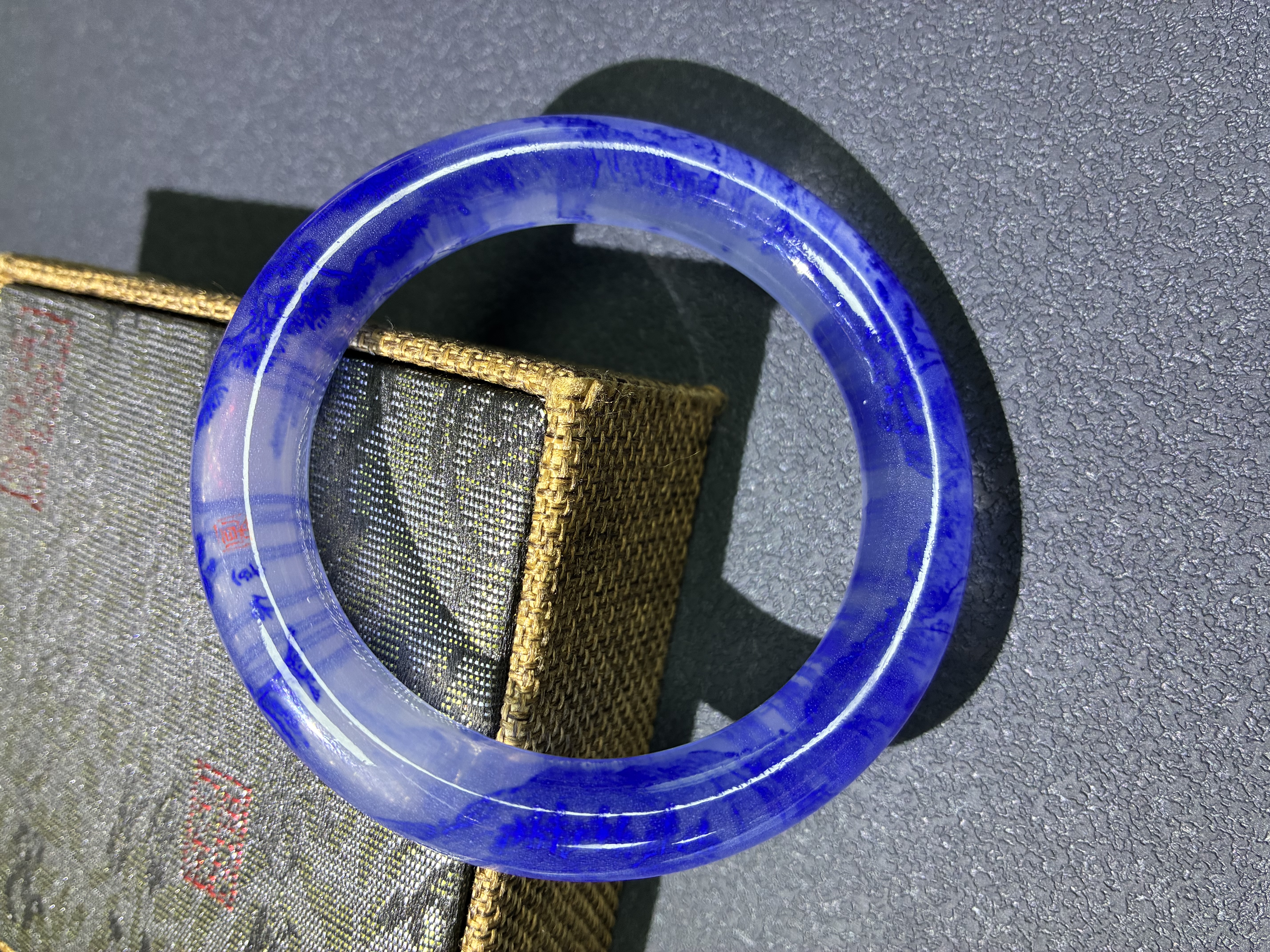 Lab-Grown White Sapphire Bangle
