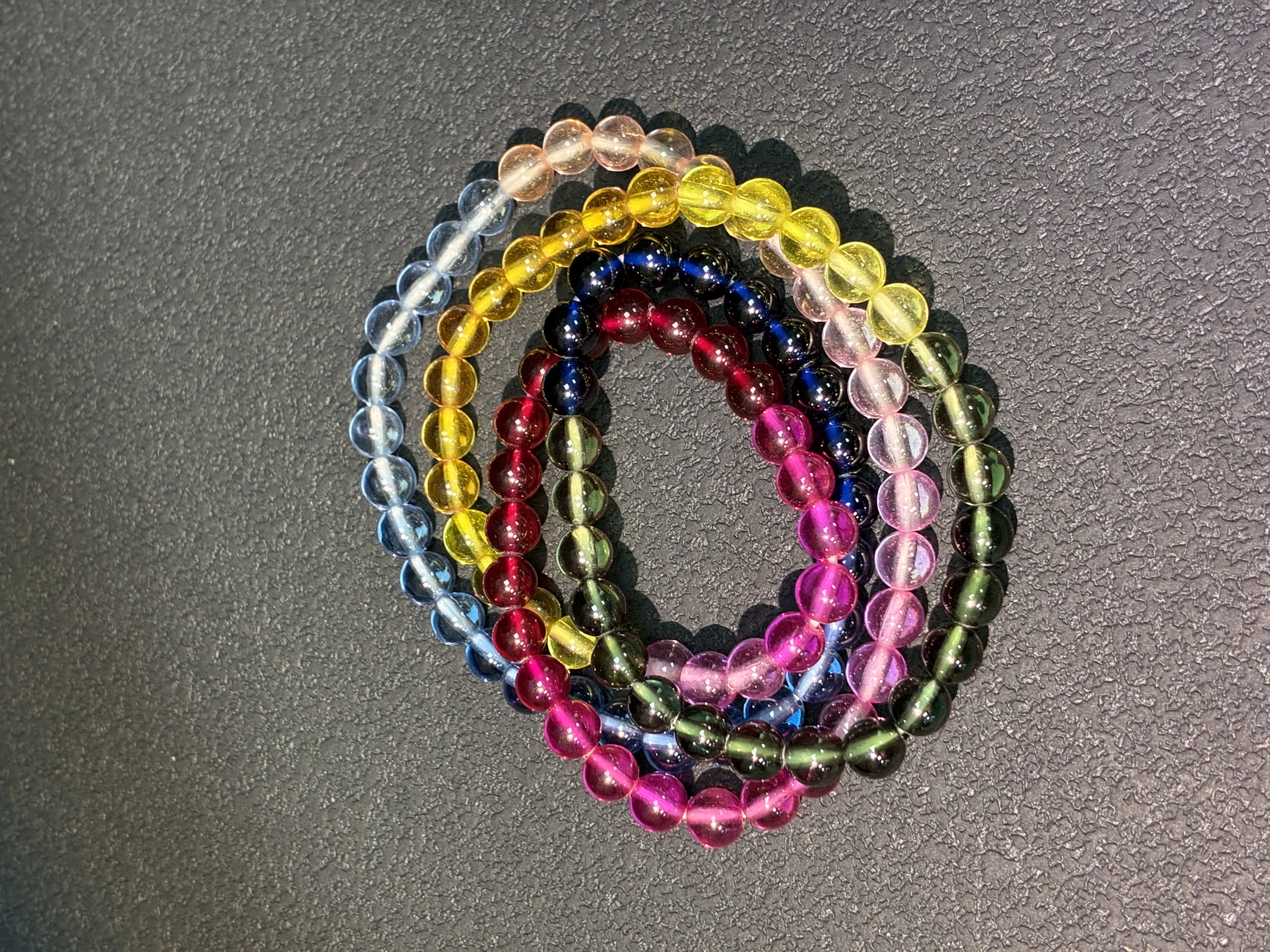 Lab‑Grown Multi Color Beaded Bracelet