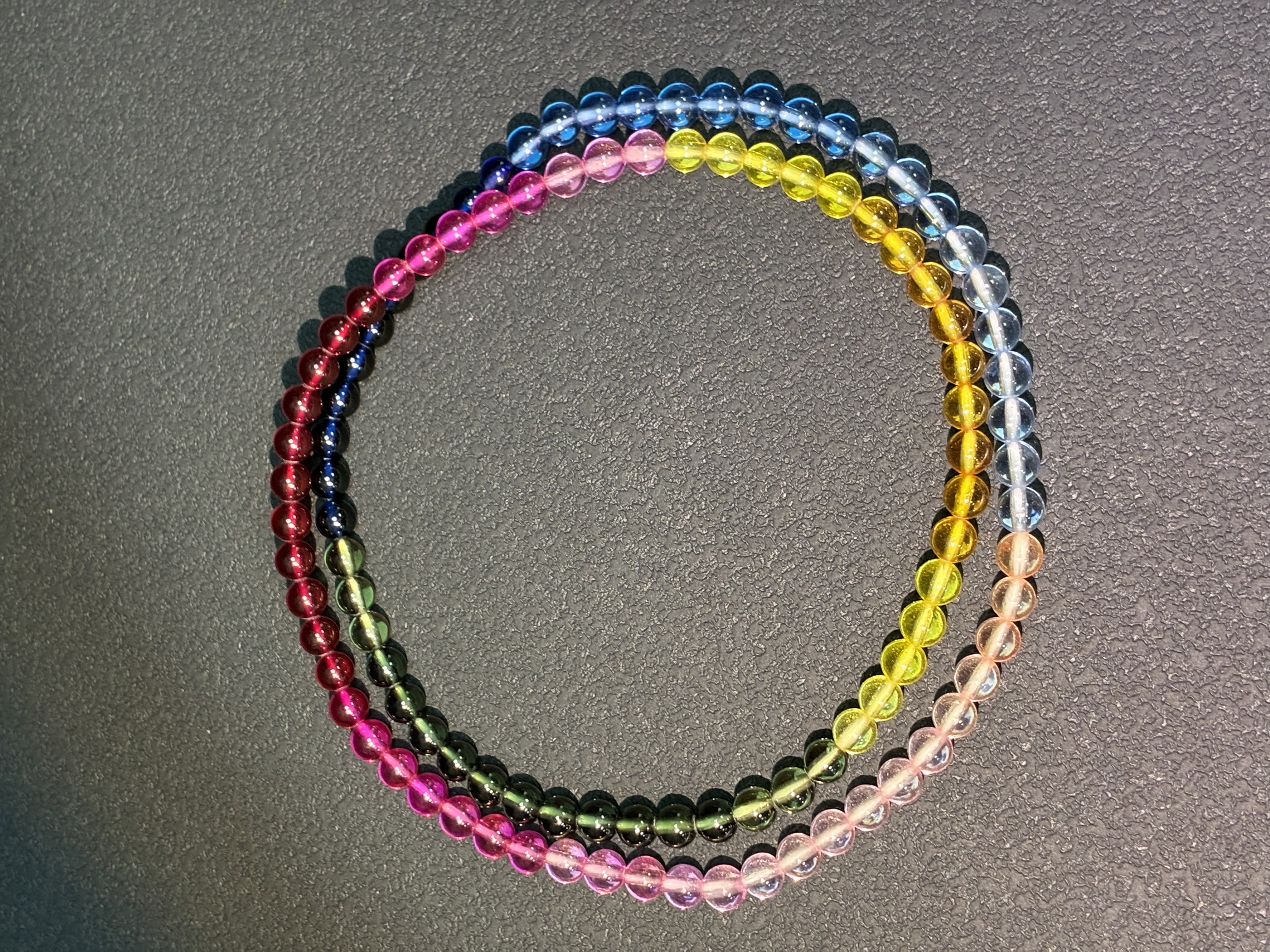 Lab‑Grown Multi Color Beaded Bracelet