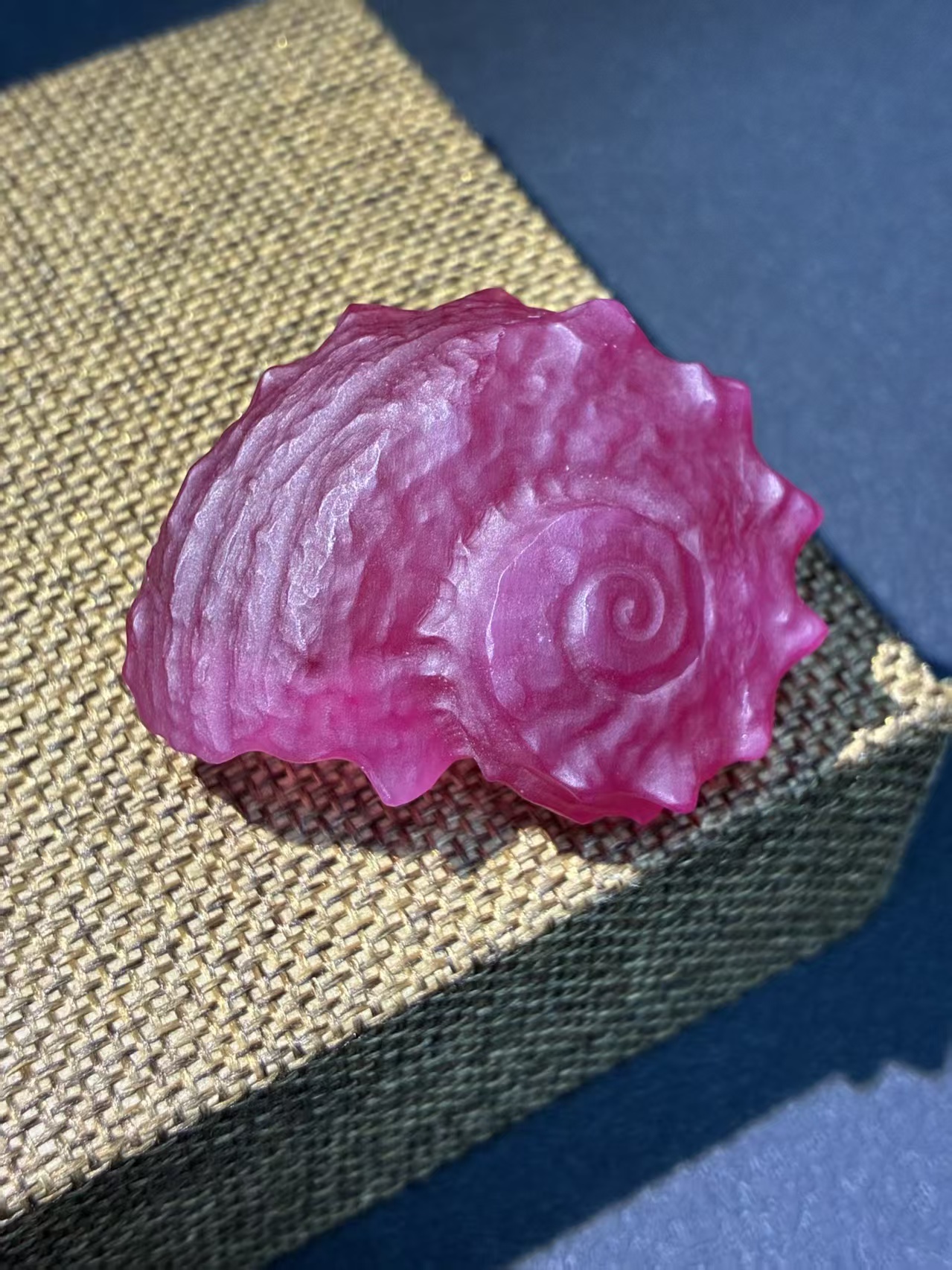 Conch Shell – Lab-Grown Ruby
