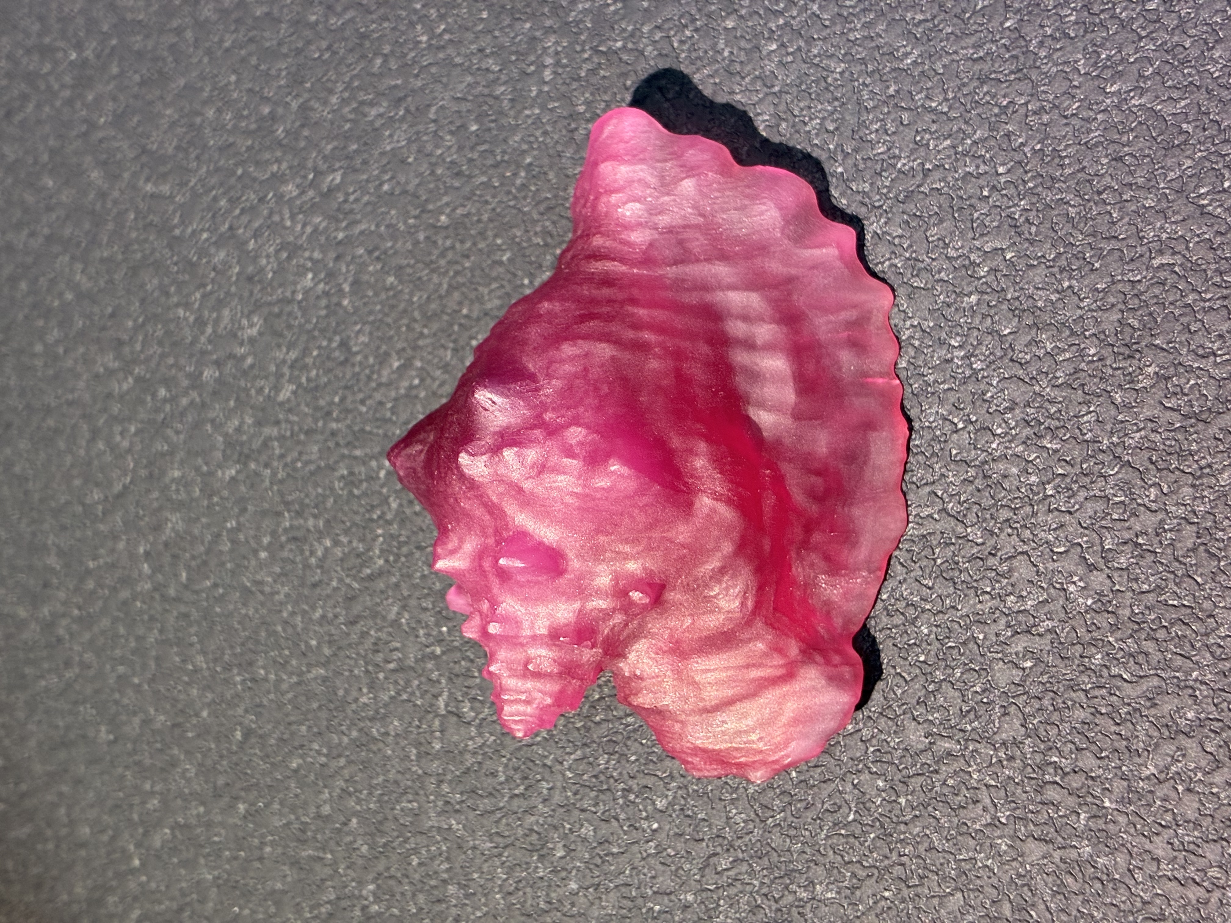 Conch Sculpture – Lab-Grown Ruby