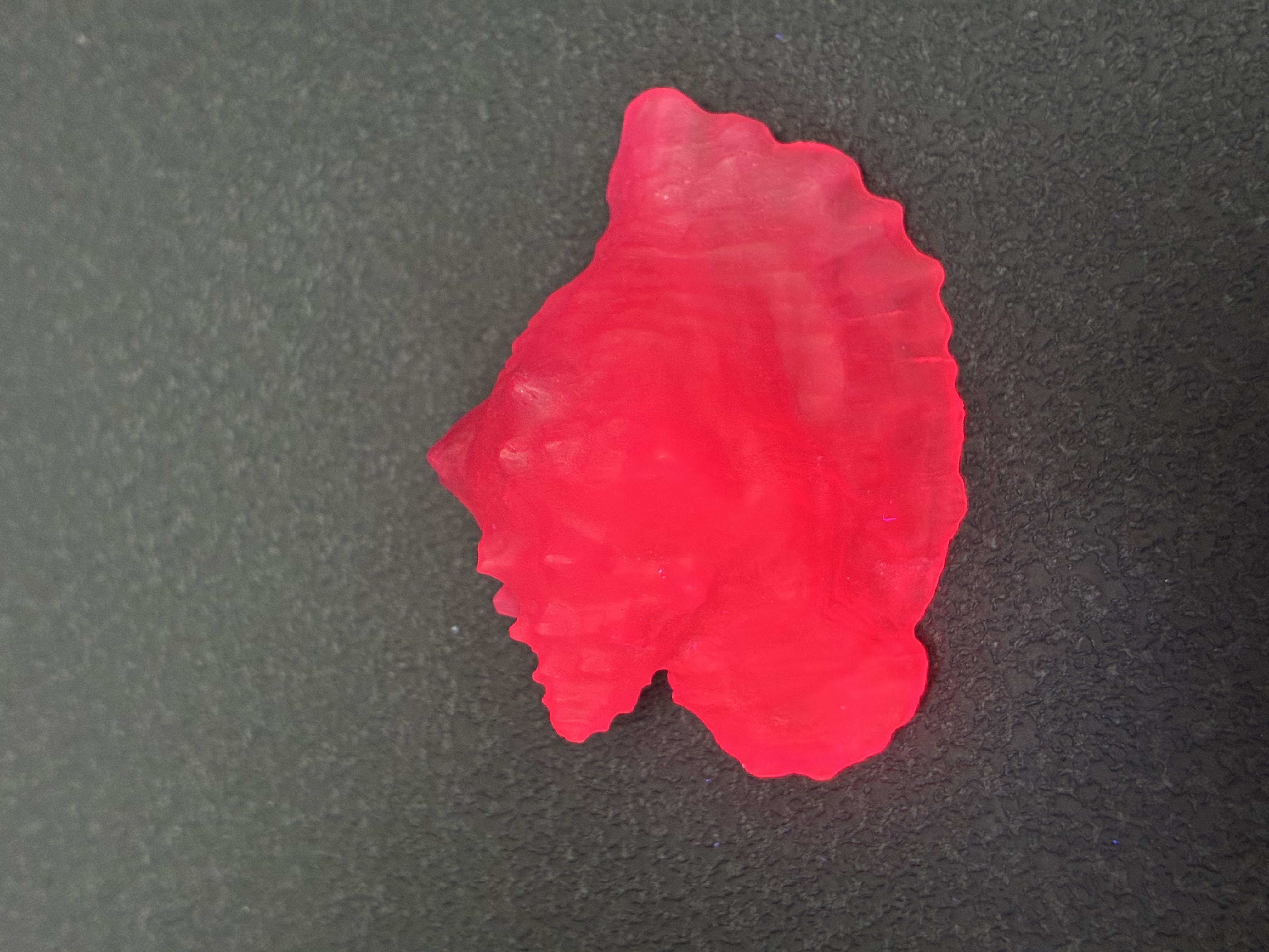 Conch Sculpture – Lab-Grown Ruby