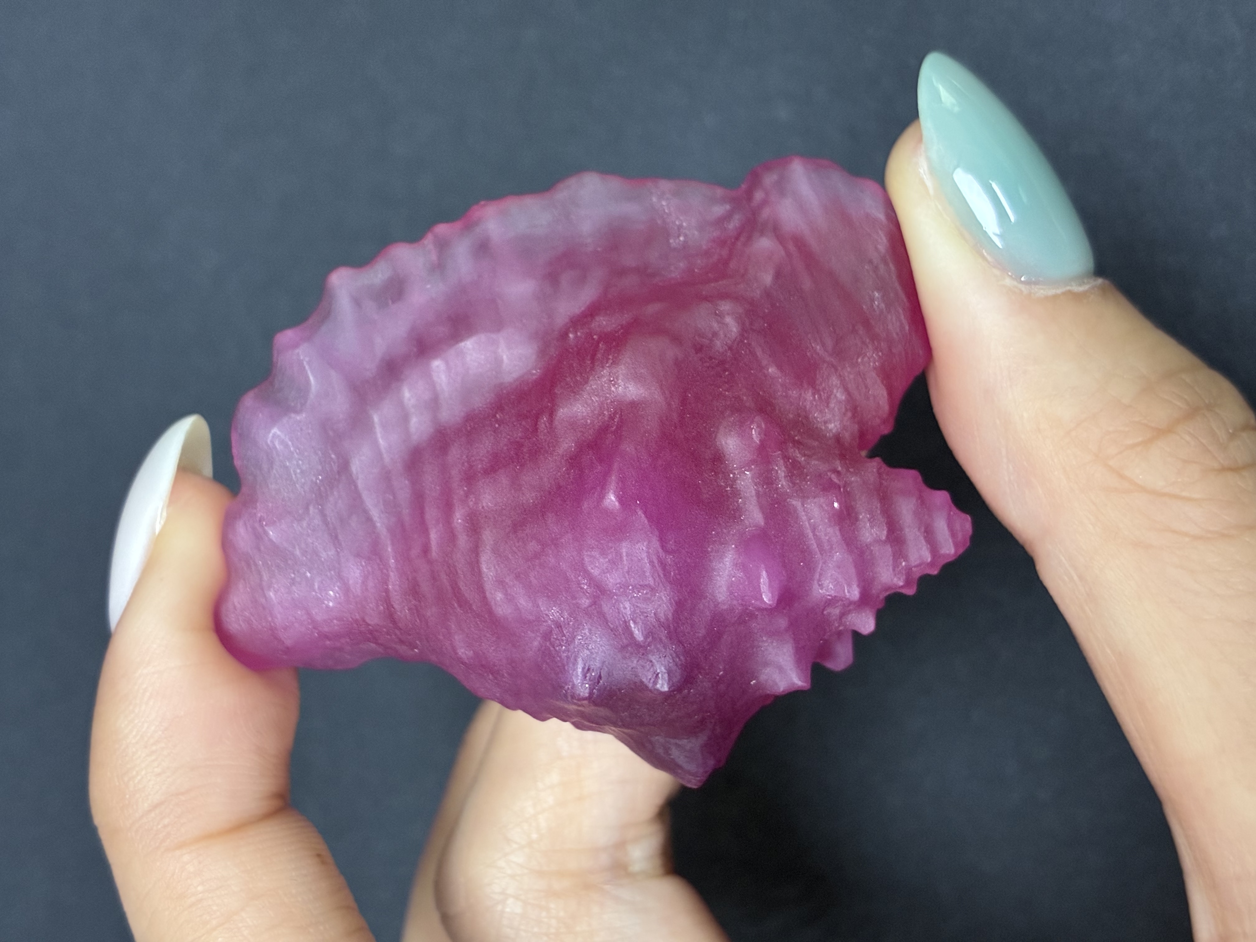 Conch Sculpture – Lab-Grown Ruby