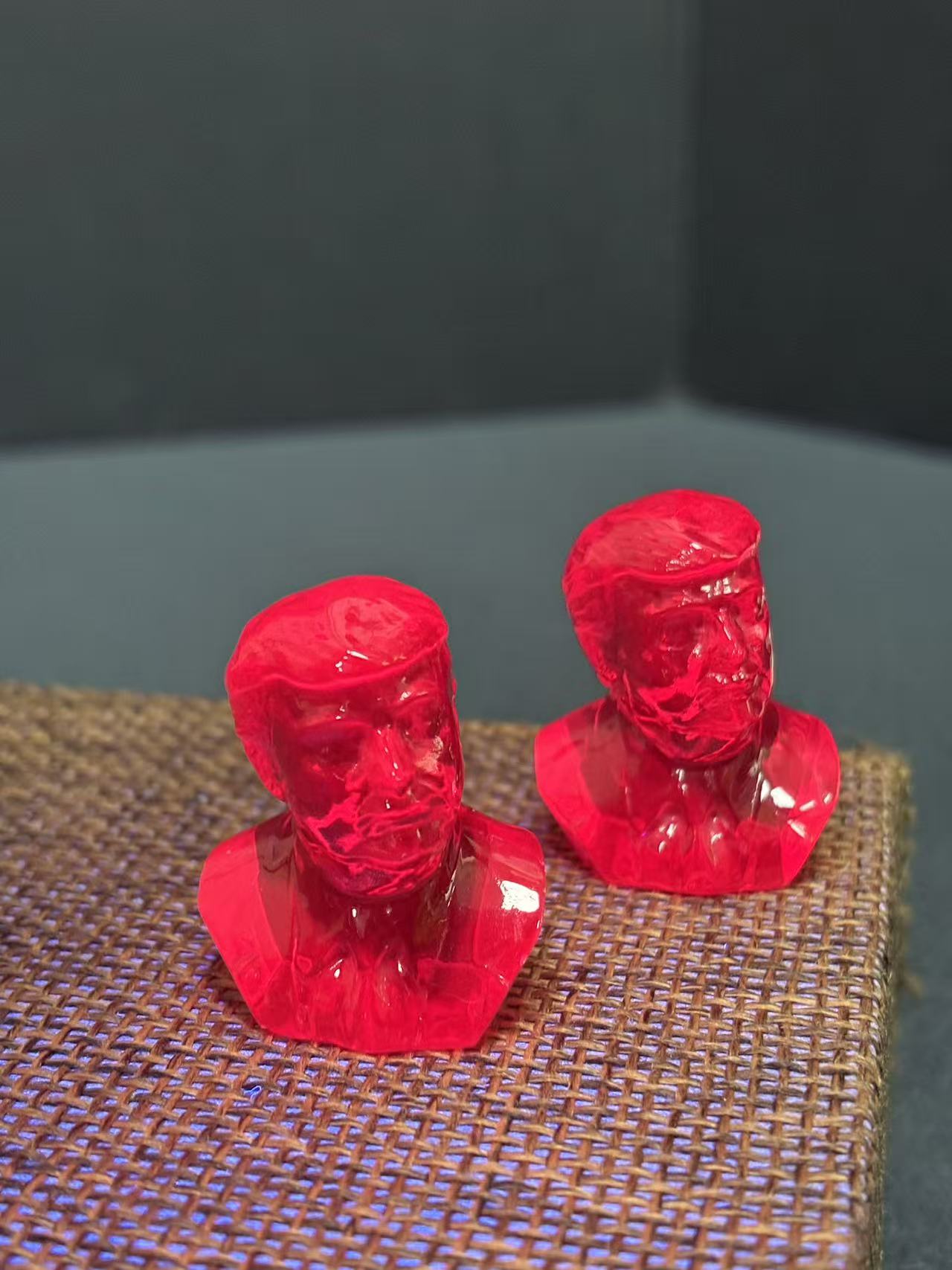 Trump Bust — Lab-Grown Ruby