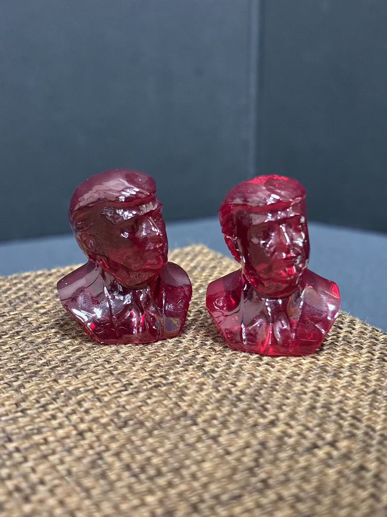 Trump Bust — Lab-Grown Ruby