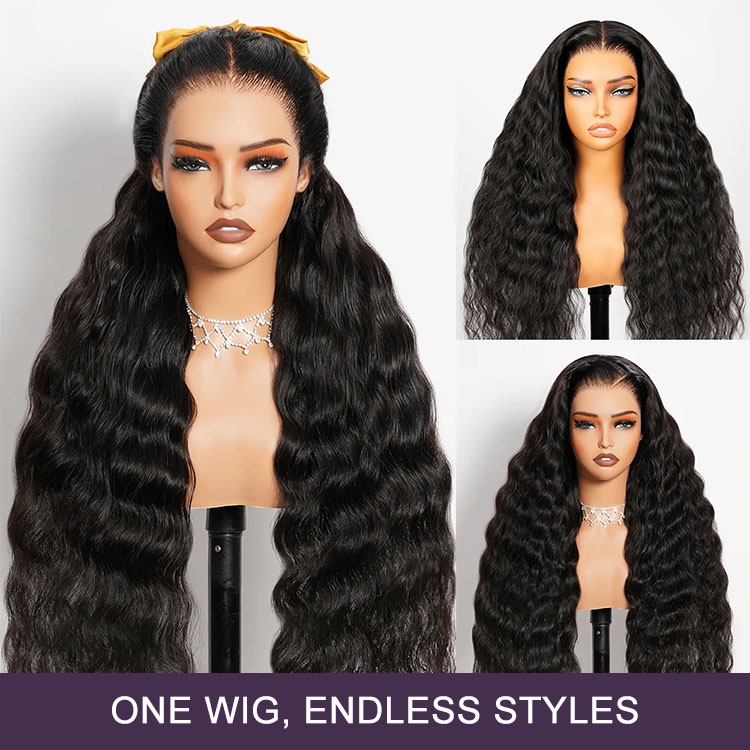 Ariana Bleached Knots Glueless Bohemian Curly 13x6 Lace Front Human Hair Wigs Pre Plucked with Drawstring