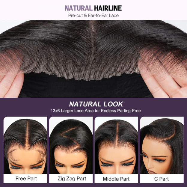 Bella #27 Honey Blonde Bleached Knots Glueless 13x6 Body Wave Straight Lace Front Human Hair Wigs Pre Plucked with Drawstring