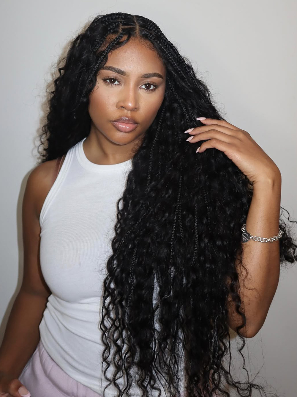 Zara Deep Wave Bulk Human Hair for Braiding Hair Burmese Curly Bulk Braiding Hair for Boho