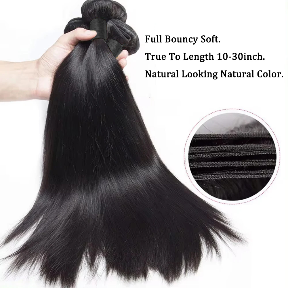 Sadie Straight Hair Bundles 100% Virgin Human Hair Bundles