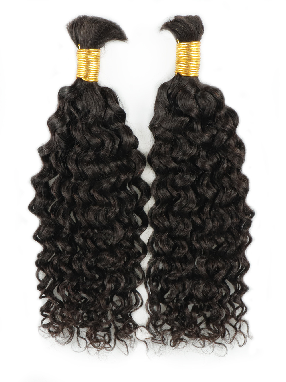 Zara Deep Wave Bulk Human Hair for Braiding Hair Burmese Curly Bulk Braiding Hair for Boho