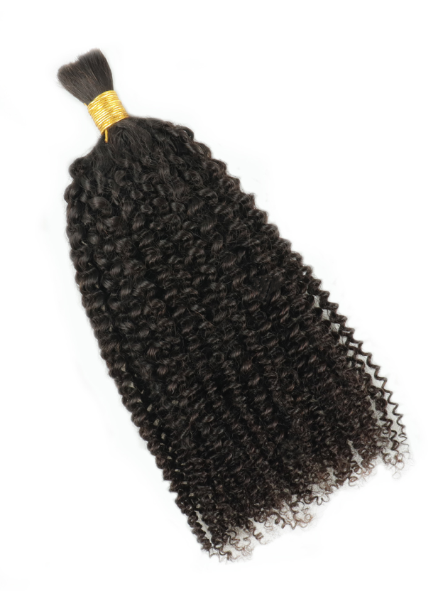 Lena Boho Kinky Curl Bulk Human Hair Braiding Extensions