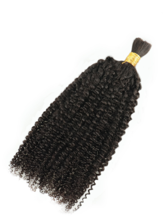 Lena Boho Kinky Curl Bulk Human Hair Braiding Extensions
