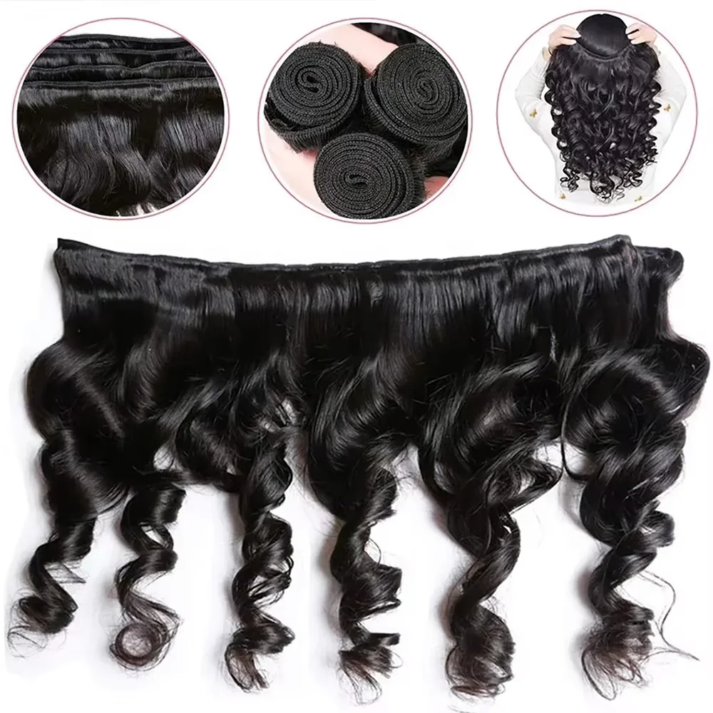 Ivy Loose Wave Bundles 100% Virgin Human Hair Bundles
