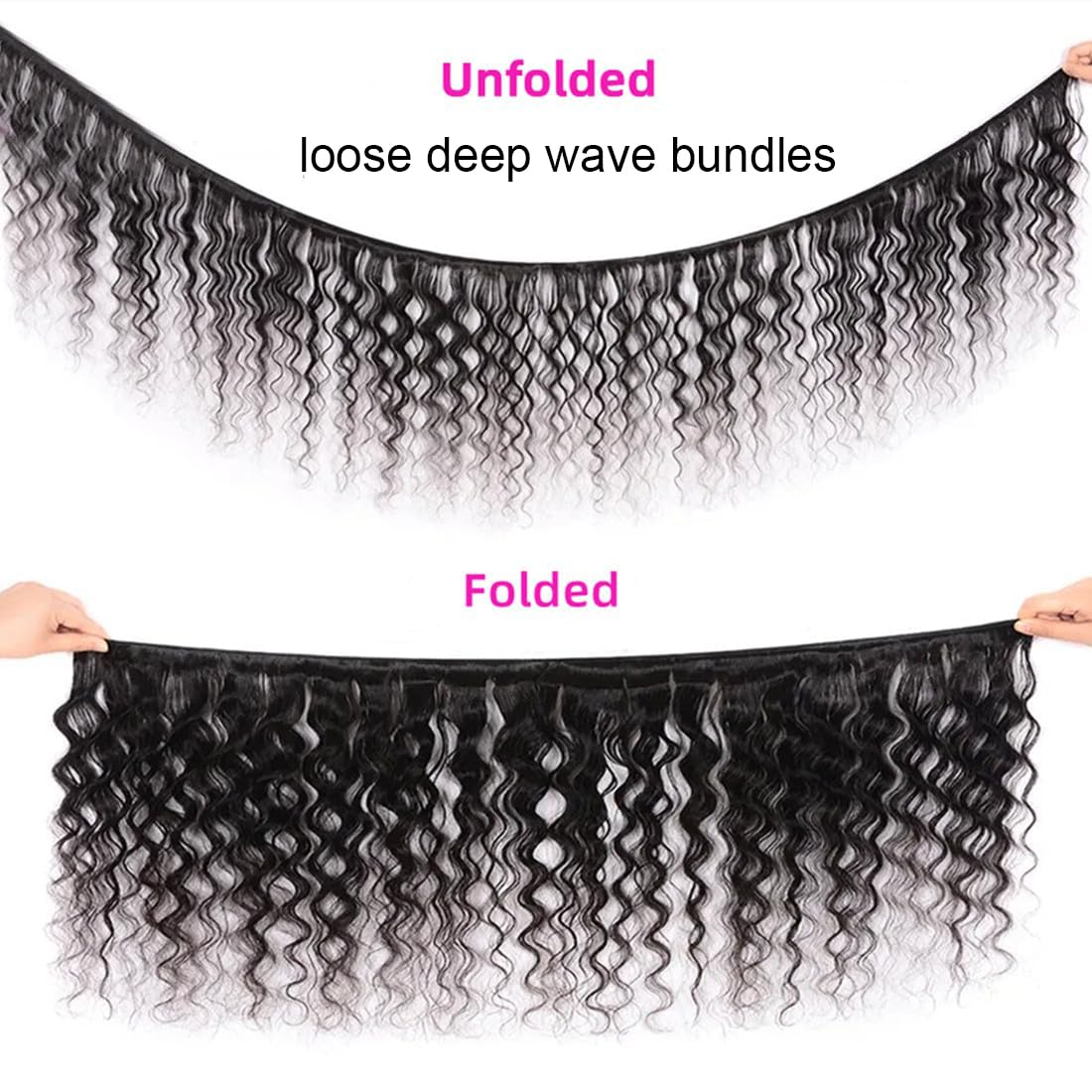 Serenity Loose Deep Wave Bundles 100% Virgin Human Hair Bundles