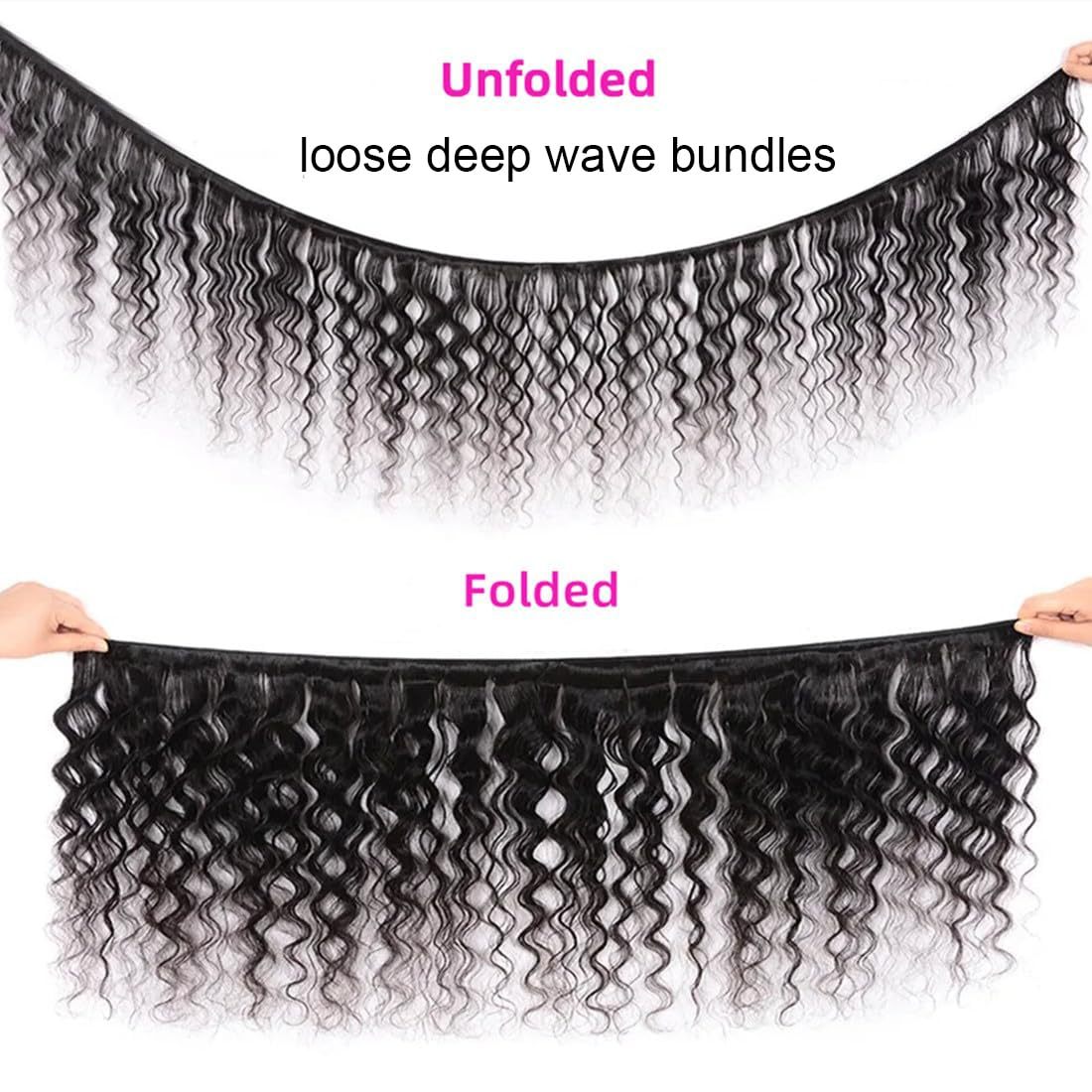 Serenity Loose Deep Wave Bundles 100% Virgin Human Hair Bundles