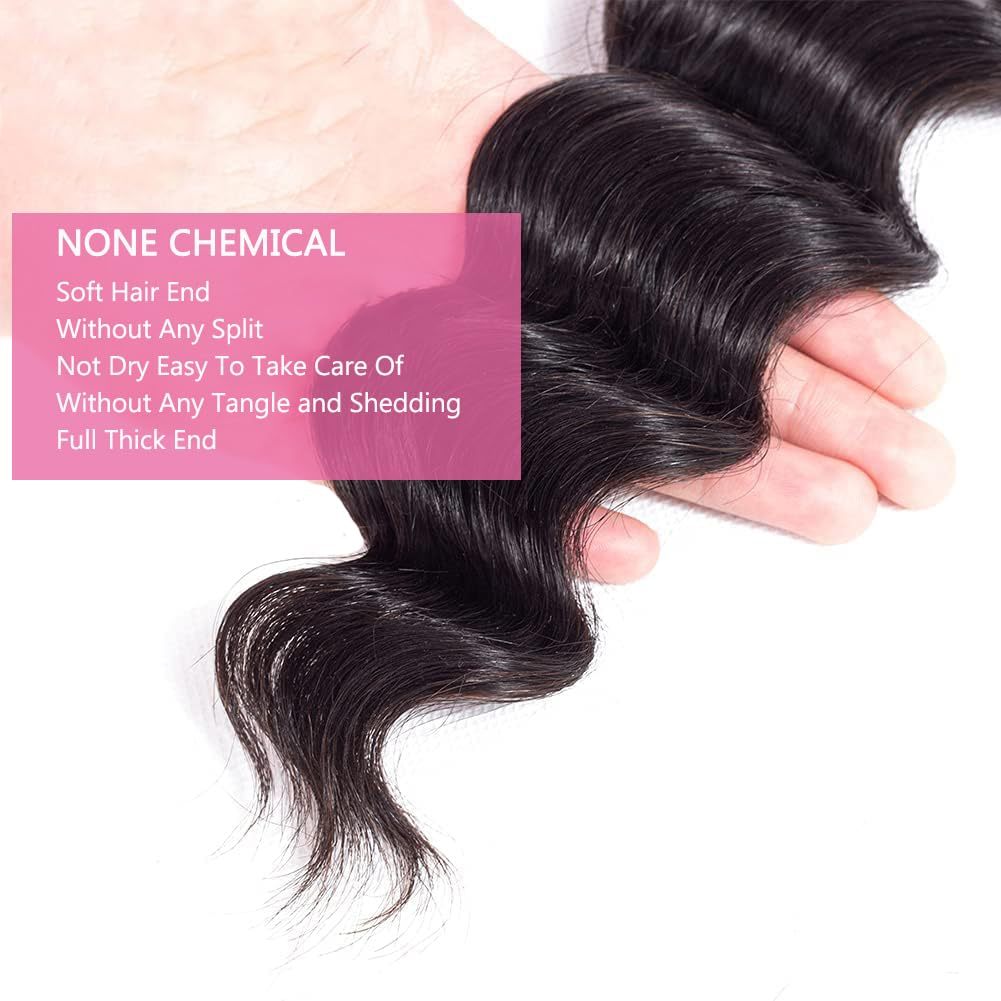 Serenity Loose Deep Wave Bundles 100% Virgin Human Hair Bundles