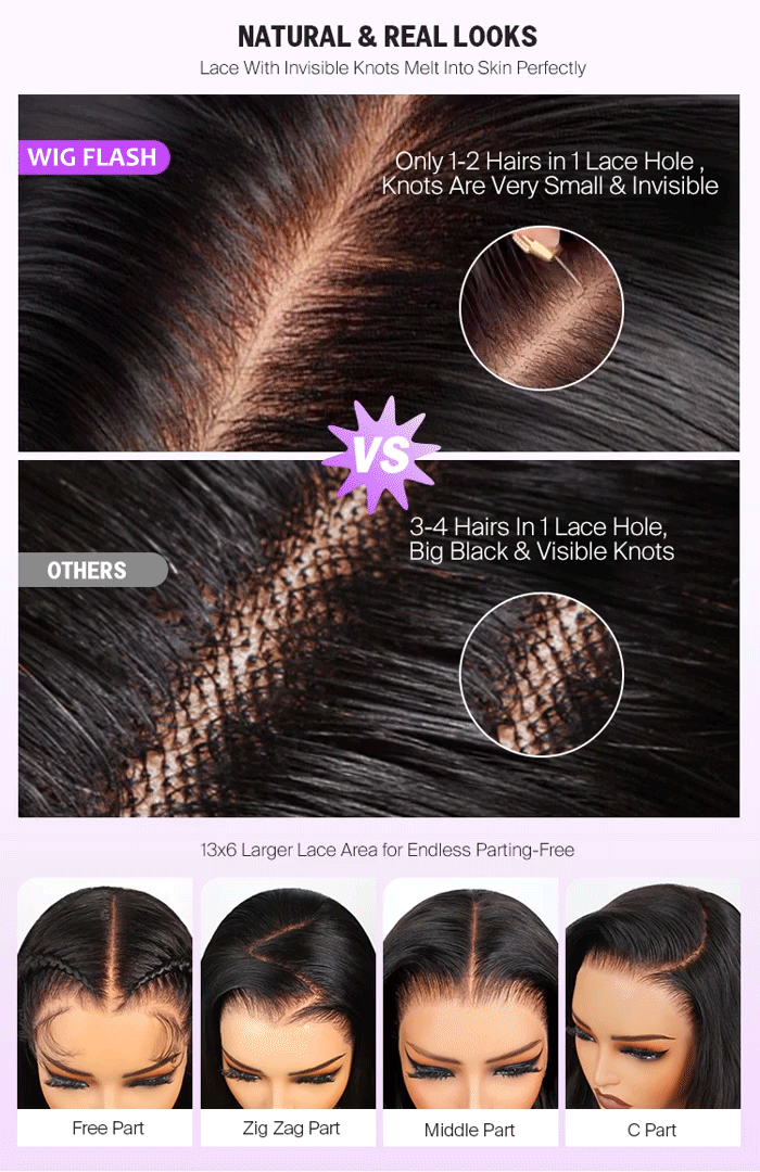 Freya Bleached Knots Glueless Loose Deep Wave Wig 13x4 13x6 Lace Front Human Hair Wigs With Drawstring Pre Plucked