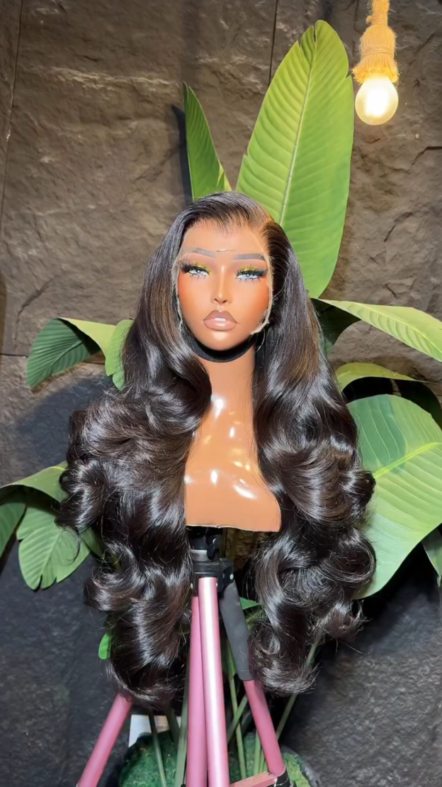 Emma 13x6 Body Wave Lace Front Wigs Straight Human Hair Wigs Glueless Wigs Pre Plucked Natural Hairline