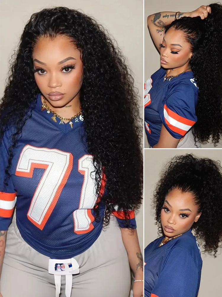 Ava Deep Wave 13x6 Lace front Wig Human Hair Glueless Wigs