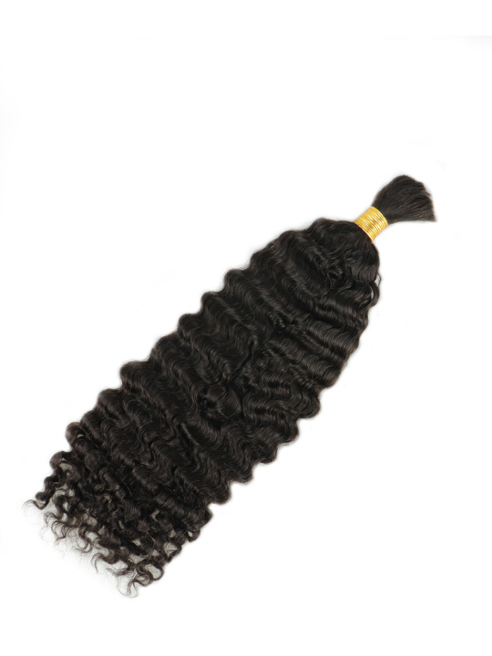 Zara Boho Burmese Curl Bulk Human Hair Braiding Extensions