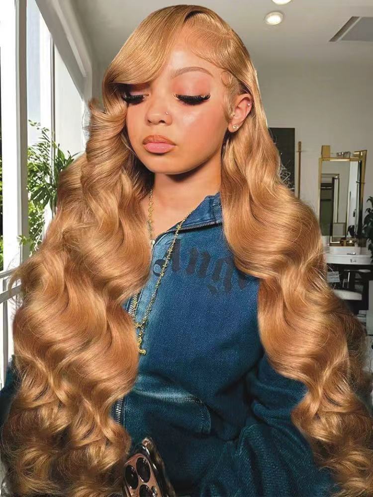 Amber #27 Body Wave 13x4 Lace Front Human Hair Wigs