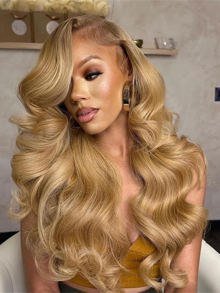 Amber #27 Body Wave 13x4 Lace Front Human Hair Wigs
