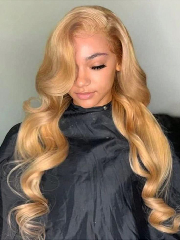 Amber #27 Body Wave 13x4 Lace Front Human Hair Wigs