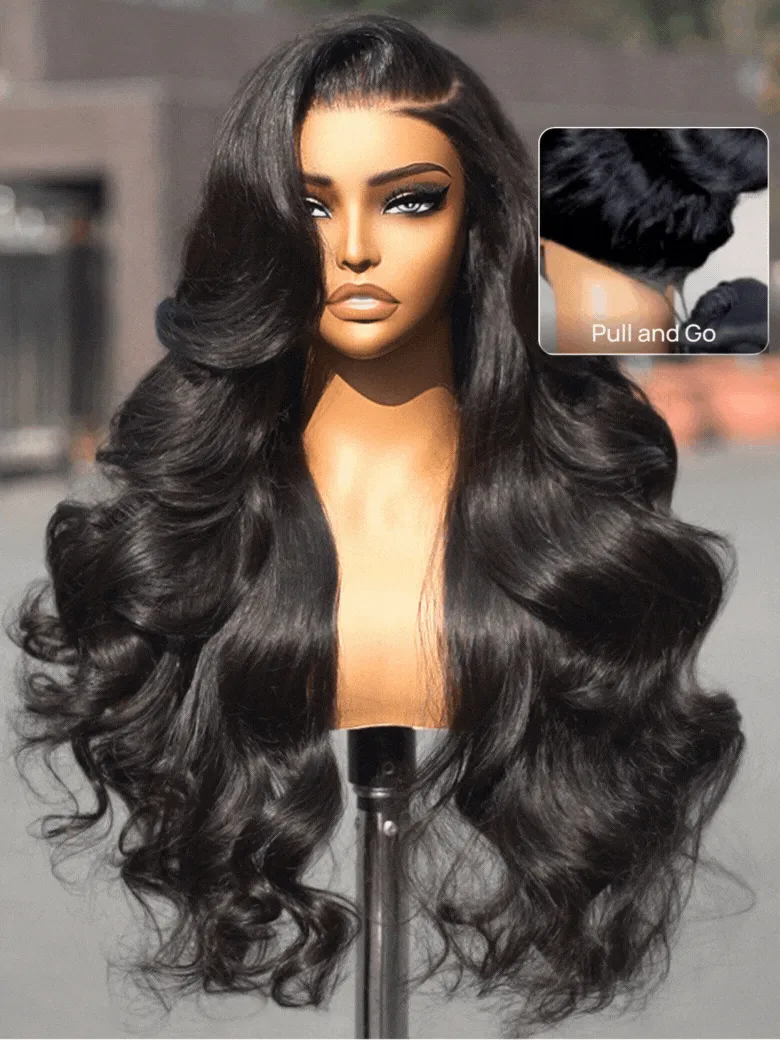 Jade Bleached Knots Glueless Body Wave Wig 13x6 Lace Front Human Hair Wigs With Drawstring Pre Plucked
