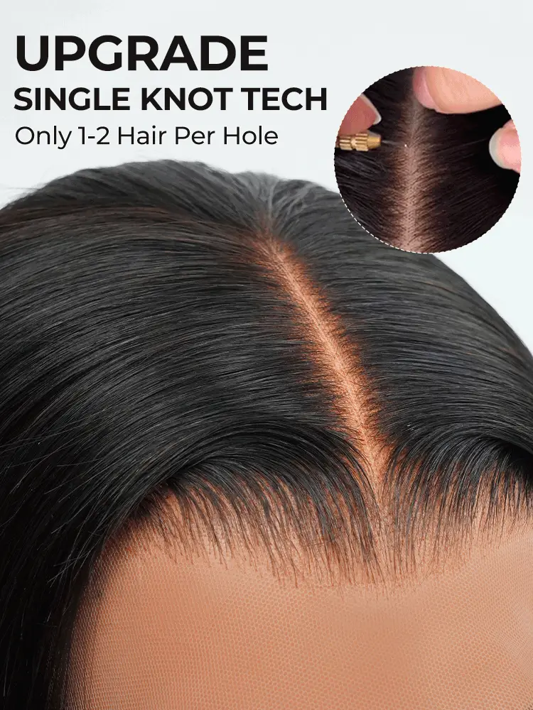 Lydia 13x6 Glueless Ready to Go Straight Wig With Drawstring 250% Pre Everything 13x4 Lace Front Human Hair Wigs 