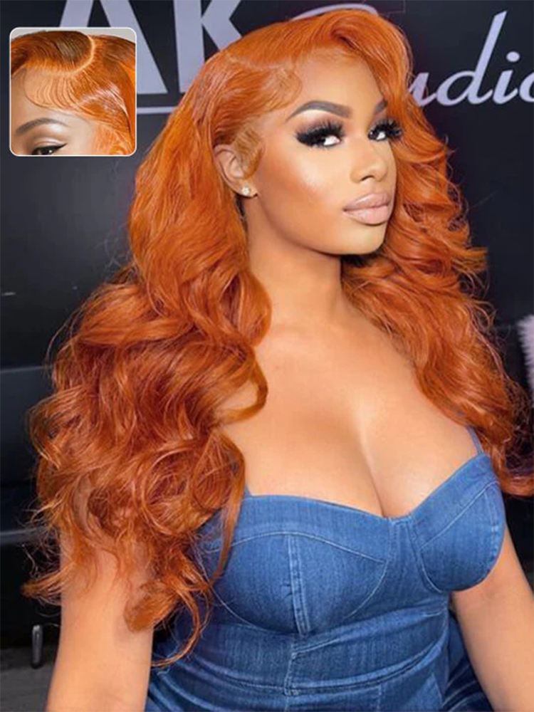 Gale Ginger Body Wave 13x4 Lace Front Human Hair Wigs