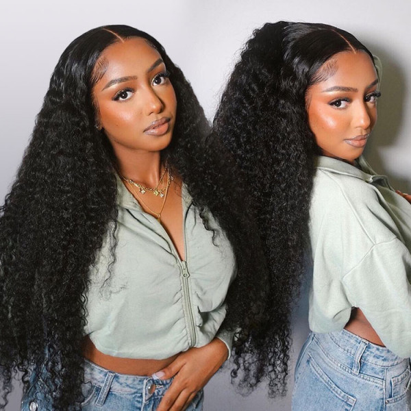 Ivy 13x6 Lace front Wig Curly Human Hair Wigs Glueless Wigs