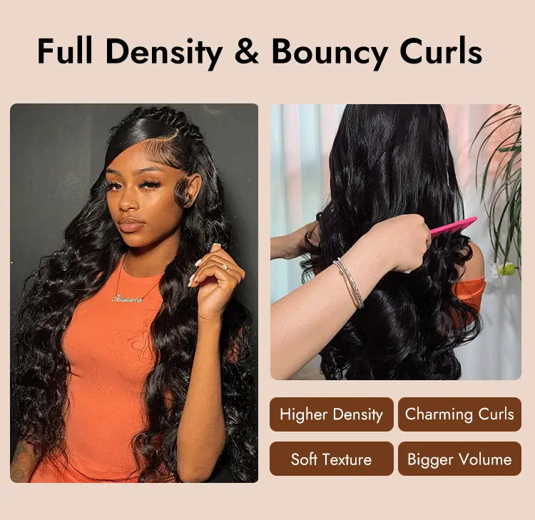 Jade Bleached Knots Glueless Body Wave Wig 13x6 Lace Front Human Hair Wigs With Drawstring Pre Plucked