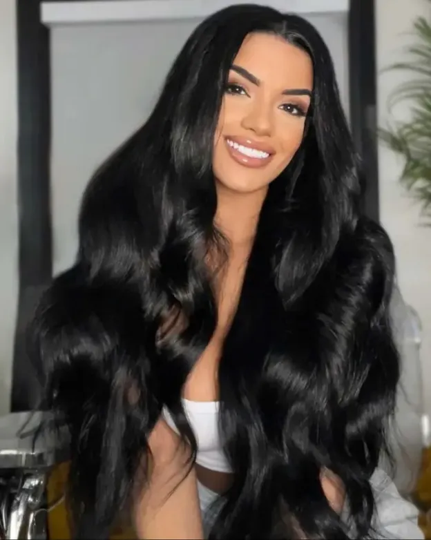 Jade Bleached Knots Glueless Body Wave Wig 13x6 Lace Front Human Hair Wigs With Drawstring Pre Plucked