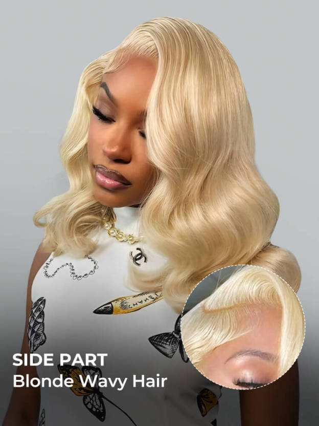 Nova 613 Blonde Body Wave Wig Human Hair 13x6 Transparent Lace Front Wigs Glueless Wigs