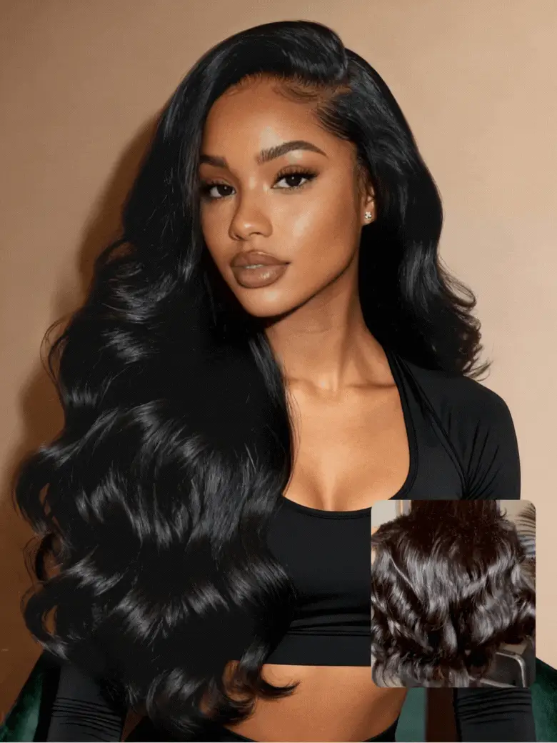 Serena 13x6 Straight Lace front Wig Body Wave Lace Front Wigs Human Hair Glueless Transparent Lace Wigs Pre Plucked Natural Hairline