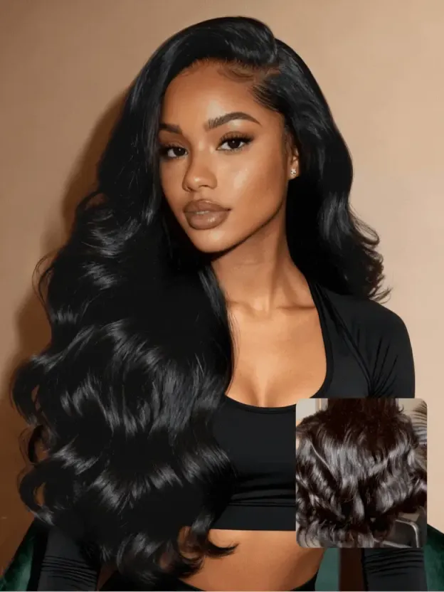 Serena 13x6 Straight Lace front Wig Body Wave Lace Front Wigs Human Hair Glueless Transparent Lace Wigs Pre Plucked Natural Hairline
