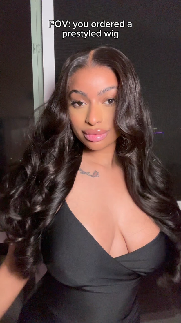 Jade Bleached Knots Glueless Body Wave Wig 13x6 Lace Front Human Hair Wigs With Drawstring Pre Plucked