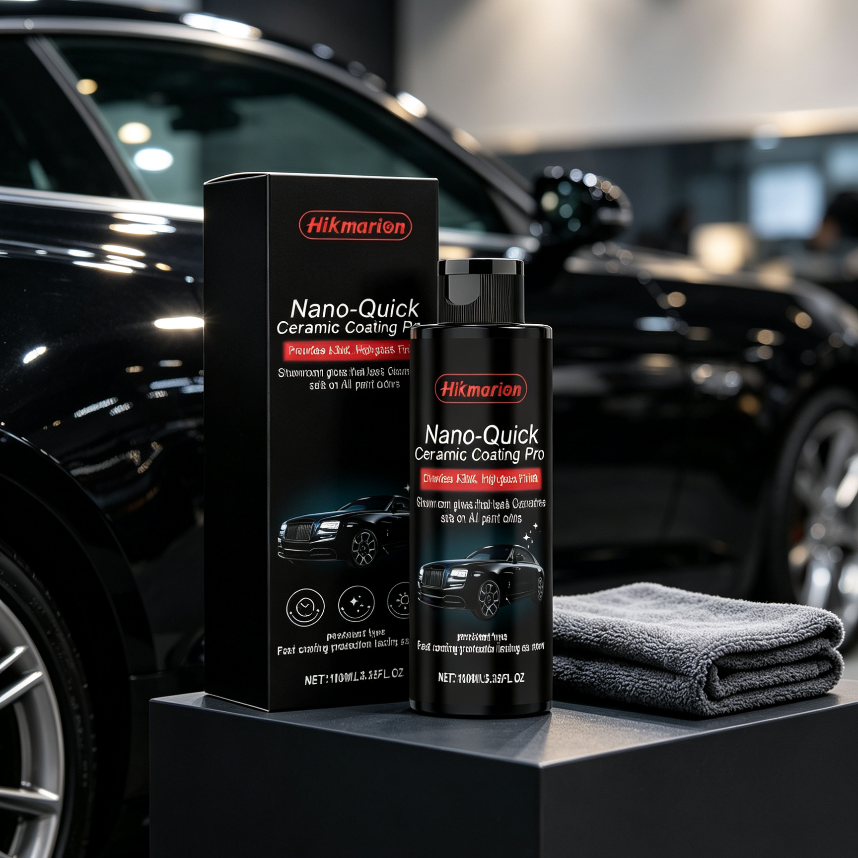 Prémium Nano Kerámia Autóbevonat Spray - Tükörfény és Vízlepergető Páncél Otthon | TÜV Minősített