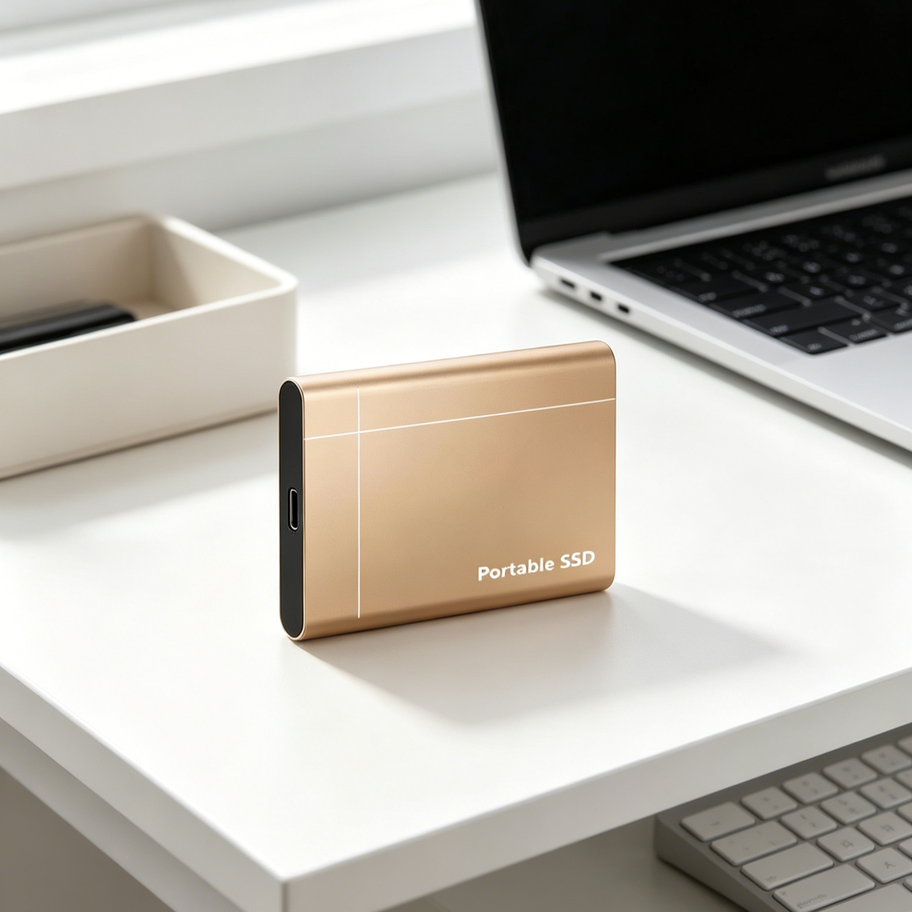 Nagy Sebességű Külső SSD | Hordozható Meghajtó Telefonhoz és Laptophoz | Type-C USB 3.2