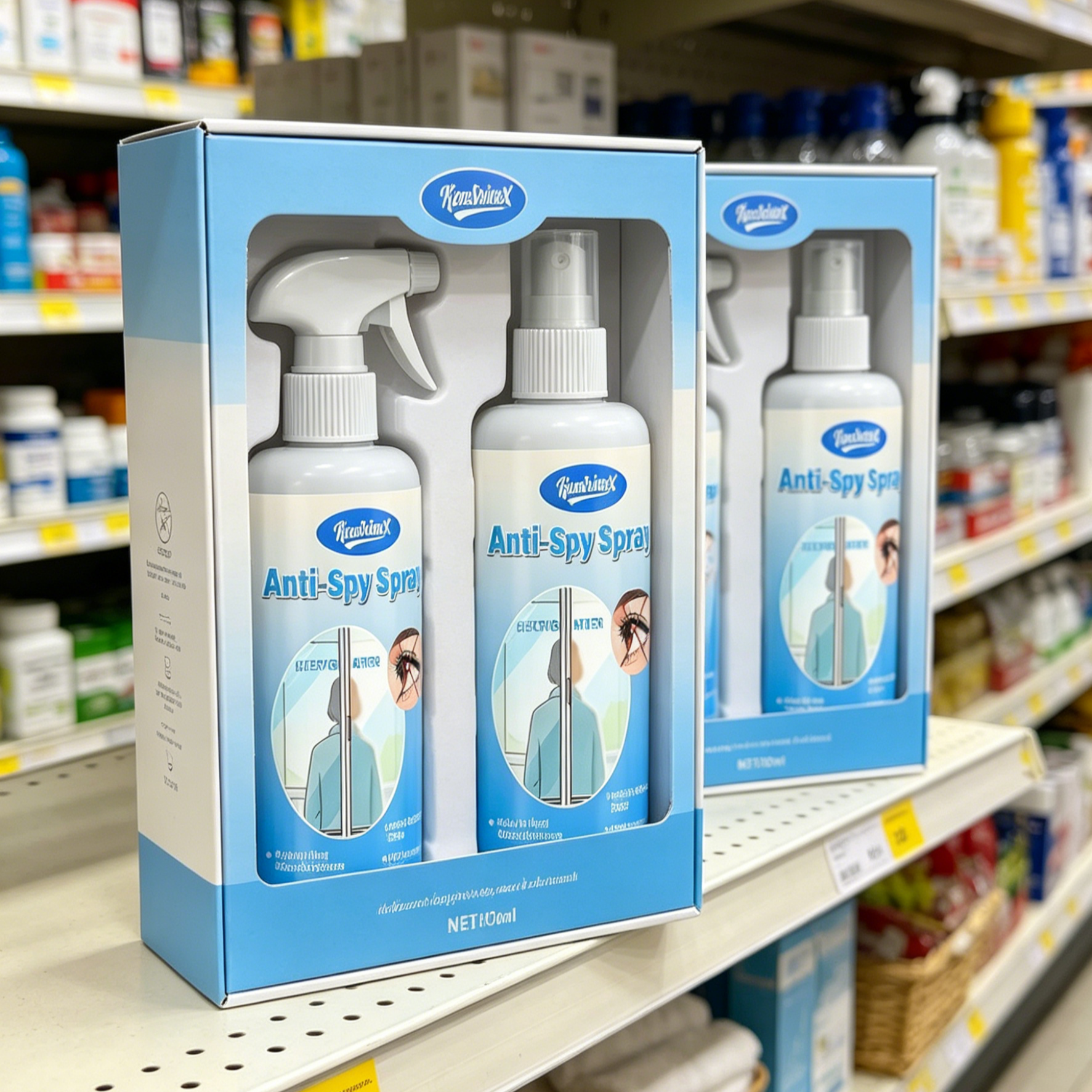Egyirányú Tükör Spray Ablakra | Betekintésgátló Kihallgatószoba Effektus