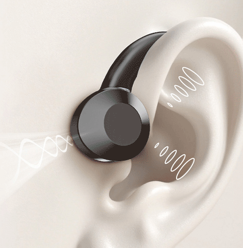 Csontvezetési Hallókészülék Bluetooth 5.0 Digitális Hallássegítő Fülhallgató Időseknek Vezeték Nélküli Zajszűrős Készülék